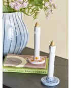 2 Décorations Heida multicolores - D.7,5 x H.18 cm