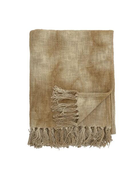 Thelma gelbes Plaid - L.150 x L.125 cm
