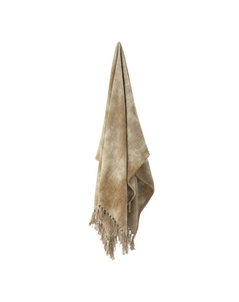 Thelma gelbes Plaid - L.150 x L.125 cm