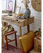 Thelma gelbes Plaid - L.150 x L.125 cm
