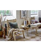 Thelma gelbes Plaid - L.150 x L.125 cm