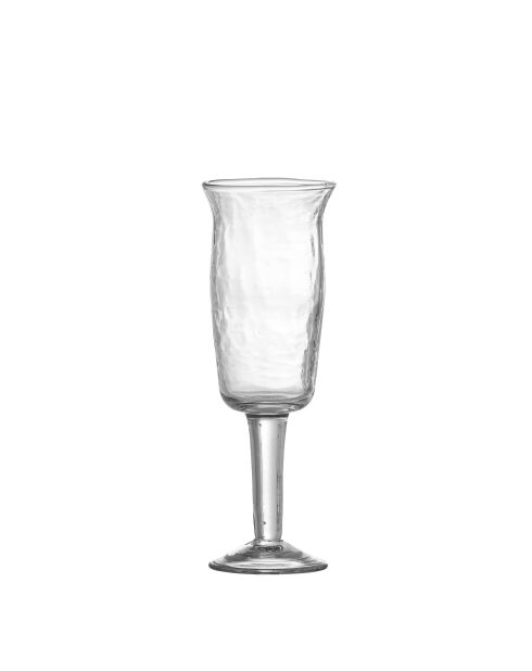 Set aus 3 durchsichtigen Asha Weingläsern — D.6 x H.17,5 cm