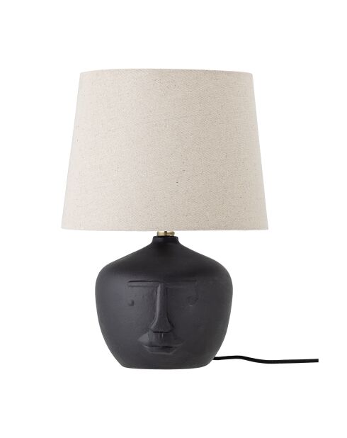 Matheo schwarze Tischlampe - D.30,5 x H.43 cm