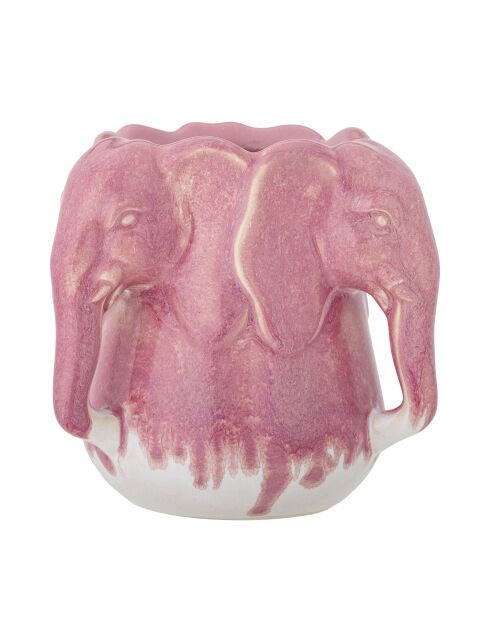 Roze Pontus vaas - D.15,5 x H.15,5 cm