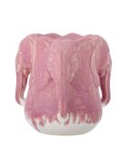 Rosafarbene Vase Pontus - D.15,5 x H.15,5 cm