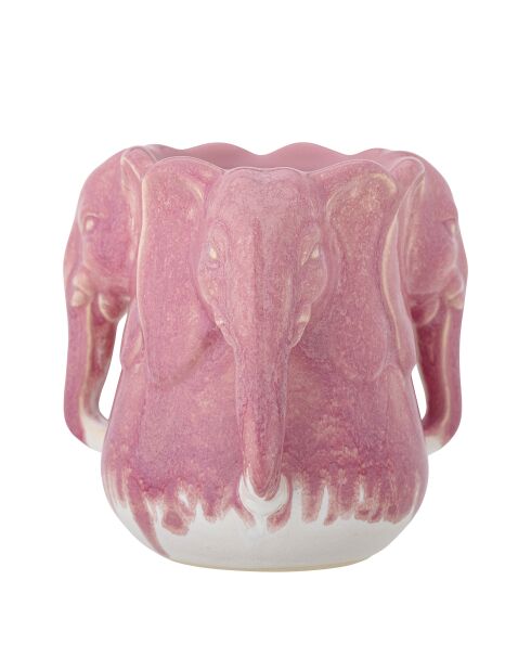 Roze Pontus vaas - D.15,5 x H.15,5 cm