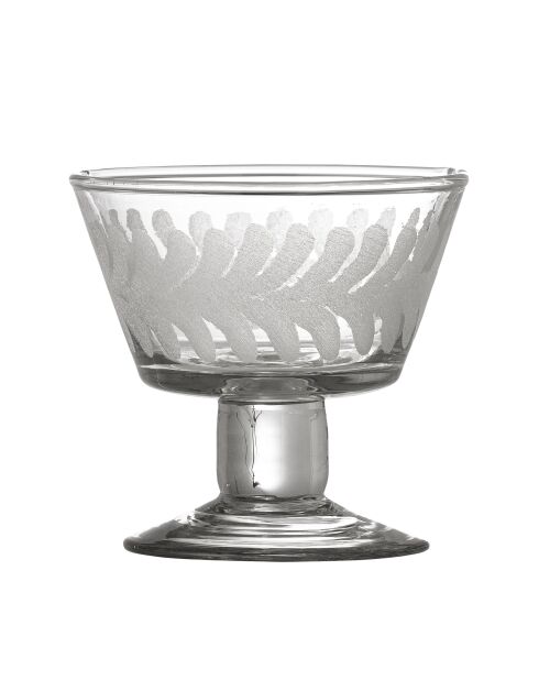 6 durchsichtige Rika Schalen - D.8 x H.8 cm