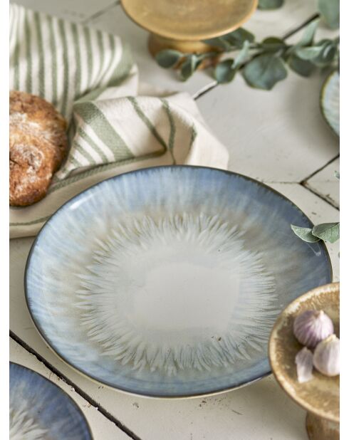 Plato azul Calen - D.27 x H.4 cm