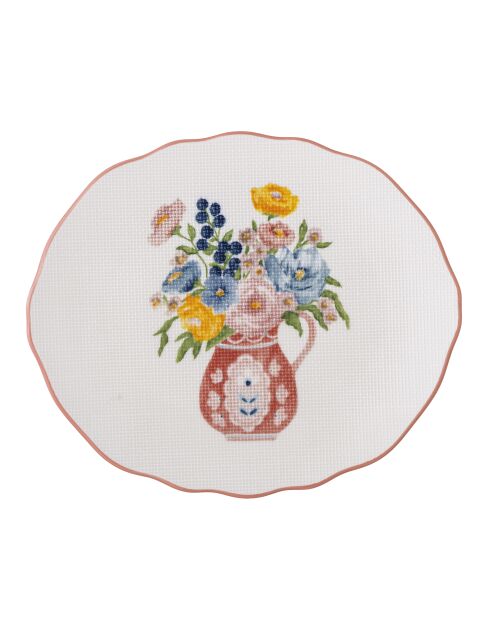 Plato multicolor Dorothy - L.20 x H.2 x L.17 cm