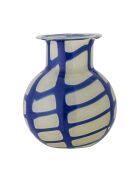 Vase Kiran bleue - D.16 x H.19 cm