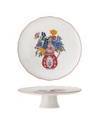 Plateau à gâteau Dorothy multicolore - D.28 x H.9 cm
