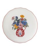 Plateau à gâteau Dorothy multicolore - D.28 x H.9 cm