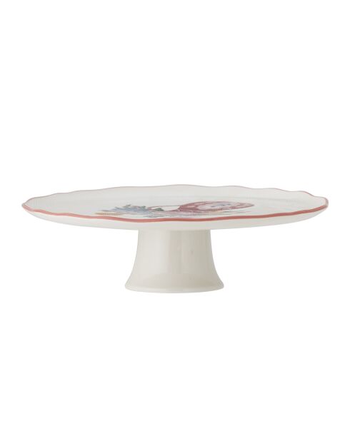 Plateau à gâteau Dorothy multicolore - D.28 x H.9 cm