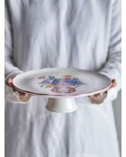 Plateau à gâteau Dorothy multicolore - D.28 x H.9 cm