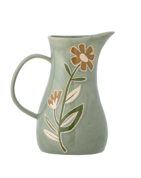 Caraffa Tangier verde - D.15 x H.25,5 cm