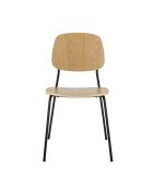 Silla de comedor Monza Nature - L.45 x H.83 x L.52 cm