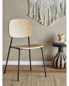 Silla de comedor Monza Nature - L.45 x H.83 x L.52 cm