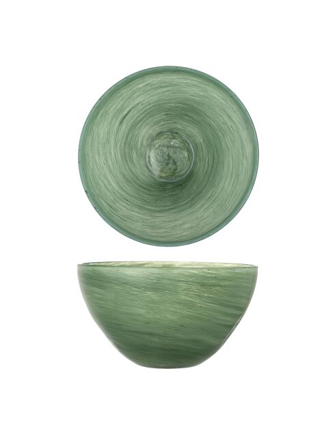 Grüne Schale Esmaralda - D.25 x H.14,5 cm