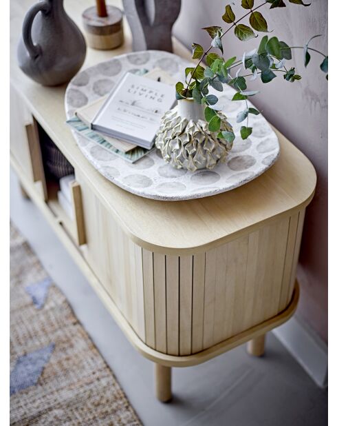 Plateau Felan blanc - L.42 x H.3,5 x l.32 cm