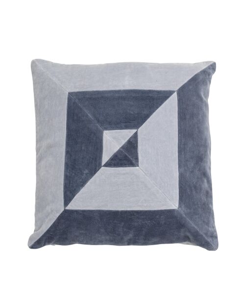 Kussen Aban blauw - L.45 x l.45 cm