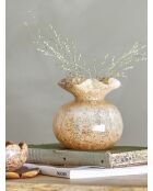 Thebe orange Vase - D.12 x H.12 cm