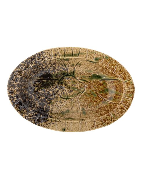 6 platos para servir Larken multicolores - L.26 x H.4,5 x l.17 cm