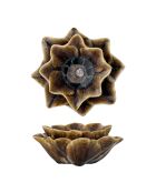Bougeoir Dinah brun - D.12 x H.5,5 cm