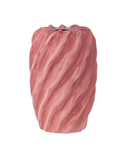 Rowena rosa Vase - D.12 x H.19 cm