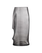 Graue Vase Ditta - D.14,5 x H.30 cm
