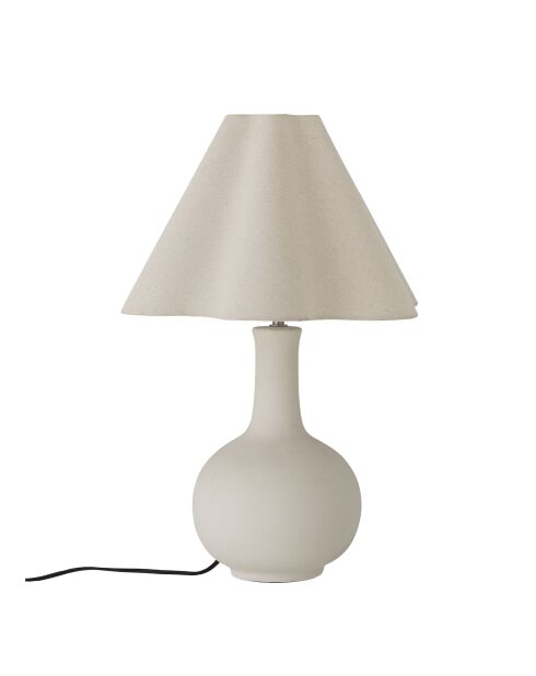 Heide witte tafellamp - D.42 x H.60 cm
