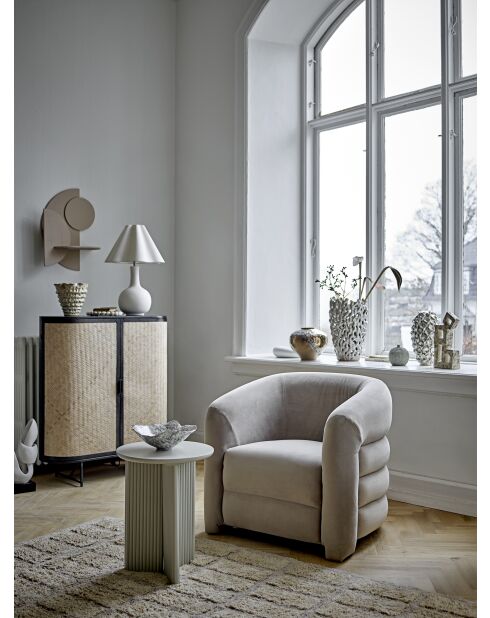 Heide witte tafellamp - D.42 x H.60 cm