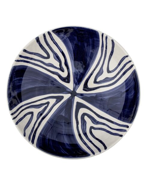 4 cuencos Shama azules - D.33.5 x H.8 cm