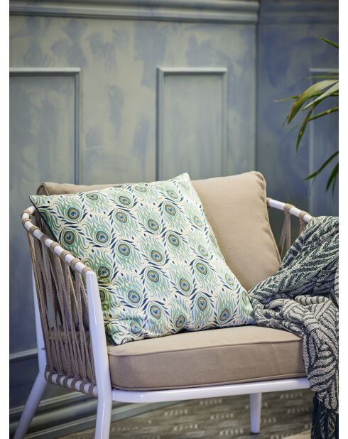 Cojín verde Adia - L.50 x L.50 cm