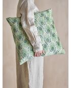 Cojín verde Adia - L.50 x L.50 cm