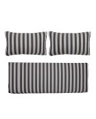 Mundo schwarzer Kissenbezug - L.154 x H.8 x L.57/L75 x H.45 x L.9 cm