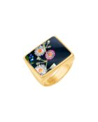 Goldener Blumensternring