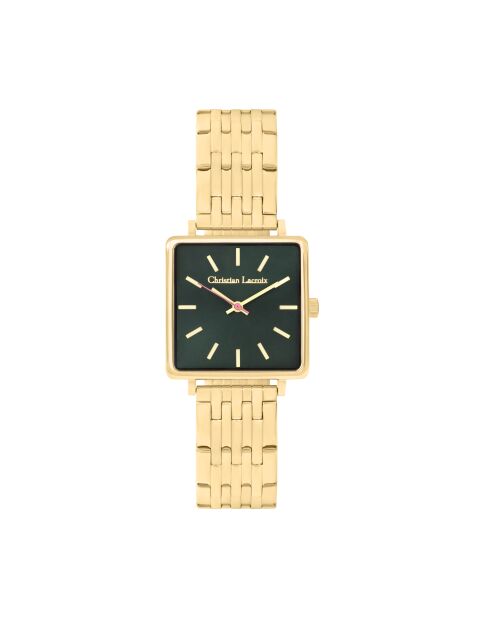 Reloj Lacroix Crossing de cuarzo dorado