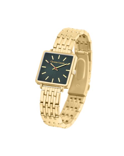 Reloj Lacroix Crossing de cuarzo dorado