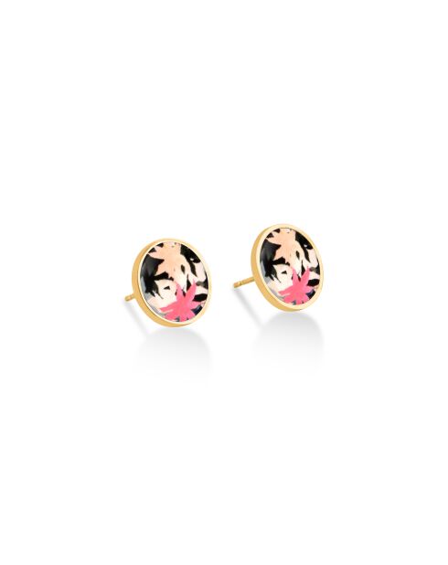 Boucles d'oreilles PAPIER dorées