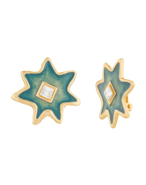Boucles d'oreilles Couture dorées