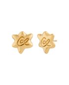 Boucles d'oreilles Couture dorées
