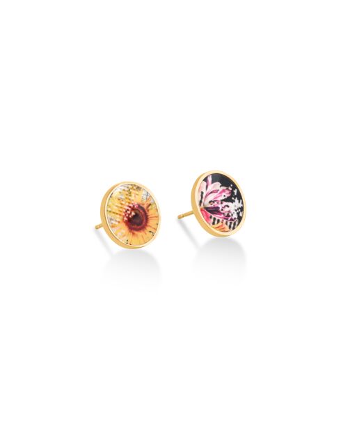 Boucles d'oreilles PAPIER dorées