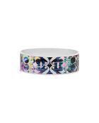 Bracelet manchette PAPIER argenté