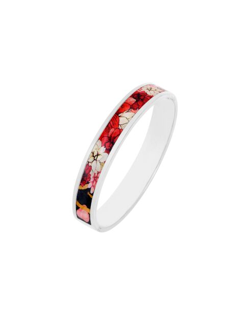 Bracelet manchette PAPIER argenté