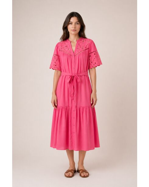 Abito fucsia Carlota