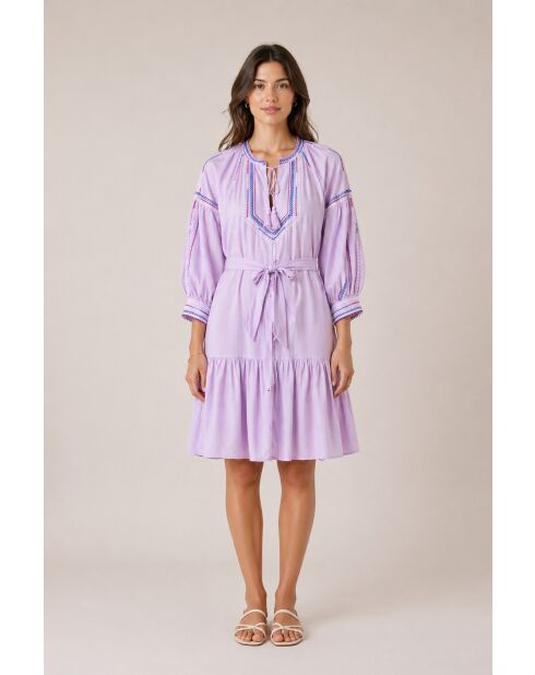 Abito Chanez color malva