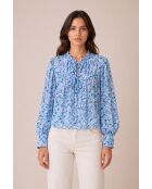 Lila Lagunenbluse