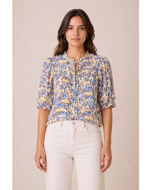 Loyola blaue Bluse