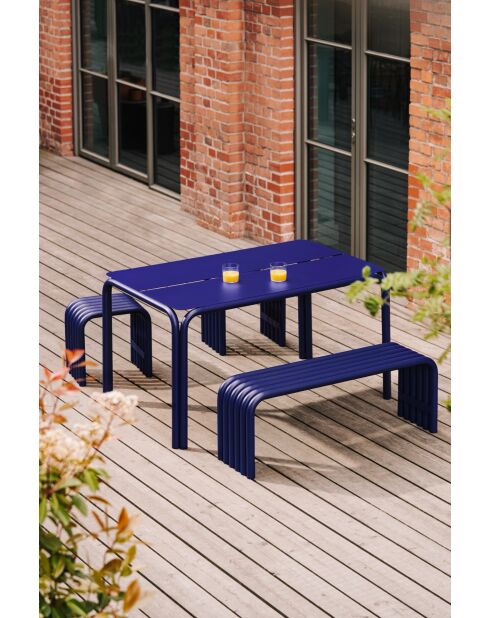 Table Nokk tarte aux myrtilles - 73x135x84 cm