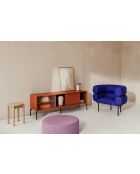 Meuble TV Met rose terracotta - 60x160x42 cm